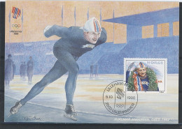 JEUX OLYMPIQUES - PATINAGE DE VITESSE -HJALMAR ANDERSEN -OSLO 1952- - Olympic Games