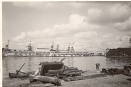 PHOTO--ORIGINALE-76- LE HAVRE  LE PORT DES BATEAUX À IDENTIFIER - Lugares