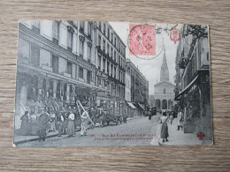 75 PARIS XVè RUE DU COMMERCE EGLISE ST JEAN BAPTISTE DE GRENELLE COMMERCES ANIMEE - Kerken