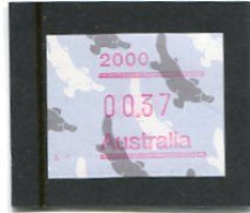 AUSTRALIA - 1987   37c  FRAMA  PLATYPUS  POSTCODE  2000 (SYDNEY)  MINT NH - Machine Labels [ATM]