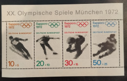Germany BRD - Olympia Olimpiques Olympic Games - Sapporo '72 - Block 6 - MNH** - Hiver 1972: Sapporo
