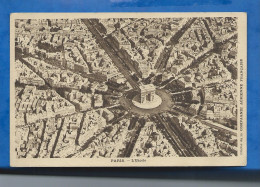 CPA - 75 - Paris - (Vue Aérienne Place De L'Etoile) - Cliché De La Compagnie Aérienne Française - Circulée En 1927 - Arc De Triomphe