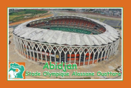 CARTE  STADE . ABIDJAN  COTE D'IVOIRE  STADE OLYMPIQUE ALASSANE OUATTARA  #   CS.2132 - Fussball