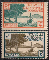 Nvelle CALEDONIE Timbres-Poste N°141** & 142** Neufs Sans Charnières TB Cote : 2€25 - Unused Stamps