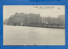 CPA - 75 - Paris - Inondations 1910 - Pont De Solférino - Non Circulée - Inondations De 1910