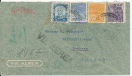 Brazil Air Mail Cover Sent To Switzerland 1940 - Luftpost