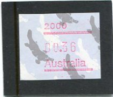 AUSTRALIA - 1986   36c  FRAMA  PLATYPUS  POSTCODE  2000 (SYDNEY)  MINT NH - Vignette [ATM]