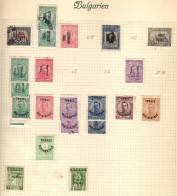 Grece - Thrace - (1919-20) -  Timbres De Bulgarie Et De Grece Surcharges - Neufs* - Et Obliteres - Thracië