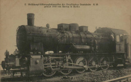 E. Heissdampf-Güterzuglokomotive Der Preussischen Staatsbahn, Bordig 1918 - Eisenbahnen