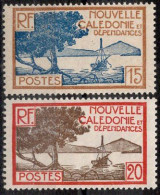 Nvelle CALEDONIE Timbres-Poste N°144** & 145** Neufs Sans Charnières TB Cote : 3€00 - Nuevos