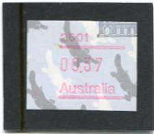 AUSTRALIA - 1987   37c  FRAMA  PLATYPUS  POSTCODE  2601 (CANBERRA)  FINE USED - Machine Labels [ATM]