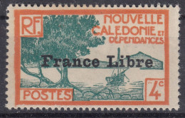 NOUVELLE CALEDONIE FRANCE LIBRE N° 198 NEUF GOMME COLONIALE SANS CHARNIERE - Unused Stamps