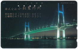JAPAN T-470 Magnetic NTT [110-169] - Traffic, Bridge - Used - Japon