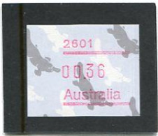 AUSTRALIA - 1986  36c  FRAMA  PLATYPUS  POSTCODE  2601 (CANBERRA)  MINT NH - Viñetas De Franqueo [ATM]