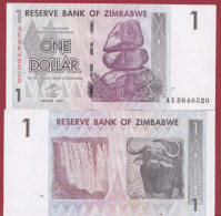 Zimbabwe--1 Dollar ---2007--UNC---(486) - Simbabwe