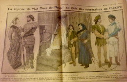 1912 EXCELSIOR ARTICLE DE PRESSE THEATRE GAITE LA TOUR DE NESLE 1 JOURNA ANCIEN - Glass Slides