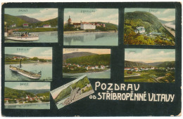 XCZE.364  Pozdrav Od Stříbropěnné Vltavy - Zabraslav - 190(?) - Tschechische Republik