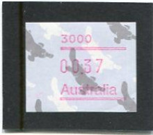 AUSTRALIA - 1987  37c  FRAMA  PLATYPUS  POSTCODE  3000 (MELBOURNE)  MINT NH - Viñetas De Franqueo [ATM]