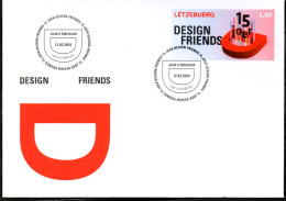 Luxembourg , Luxemburg , 2024, MÄRZAUSGABE,15 ANS DESIGN FRIENDS, FDC, ESTB - FDC