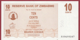 Zimbabwe--10 Cents ---2006--UNC---(490) - Simbabwe