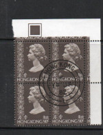 HONG KONG   1973- QE II  90C BROWN CORNER BLOCK OF 4  FINE USED , SG CAT £11 - Ongebruikt