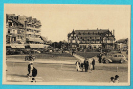 * Knokke Zoute - Knocke Le Zoute (Kust - Littoral) * (Nels, Ern Thill) Place Albert, Oldtimer Car, Animée, Hotel, Rare - Knokke