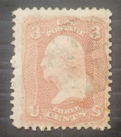 UNITED STATE 1867 WASHINGTON SC N 94A PERF 12 ROSE - Oblitérés