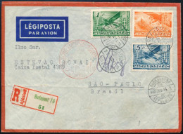 1938 Ajánlott Légi Levél Braziliába 6,52P Bérmentesítéssel - Otros & Sin Clasificación