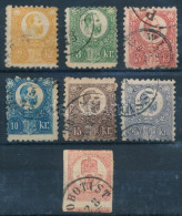 O 1871 Réznyomat Sor + Hírlapbélyeg "(SZ)OBOTIST" (26.000) (rövid Fogak / Short Perfs., 15kr, 25kr Elvékonyodás / Thin P - Sonstige & Ohne Zuordnung