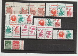 BRD Lot  102 / ZUSAMMENDRUCKE  - Mit Rändern  10 Einheiten  ** MNH - Sammlungen