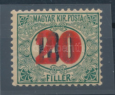 ** 1915 Kisegítő Portó 20f/100f Teljes Római Számvízjellel RR! - Other & Unclassified