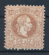 * Magyar Posta Romániában 1867 50sld Vízjeles Bélyeg 10 1/2 Fogazással Sign: Steiner - Sonstige & Ohne Zuordnung