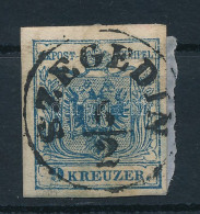 O 1850 9kr HP III. Lemezhibás Bélyeg "SZEGEDIN" - Andere & Zonder Classificatie