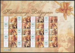 ** 2004 Karácsonyi Bélyegem - Agyalkák Promóciós Teljes ív Sorszám Nélkül (11.000) - Other & Unclassified