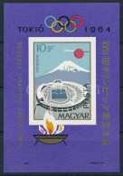 ** 1964 Olimpia (II.) - Tokió Vágott Blokk (5.000) - Andere & Zonder Classificatie