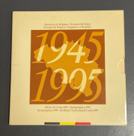 Beau Coffret Belgique, "50 Ans Fin Seconde Guerre Mondial" 1995 - Collezioni