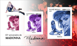 Guinea Bissau 2023, Music, Madonna, BF IMPERFORATED - Guinée-Bissau