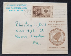 USA US Boy Scout 1950 Scouting Jamboree Scouts (cover) *addressed *see Scan - Briefe U. Dokumente