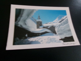 BELLE CARTE PHOTO..DE BERNARD GRANGE......PAYSAGE DE MONTAGNE...FLAMME LA SALLE LES ALPES 30-1-1995 - Sonstige & Ohne Zuordnung