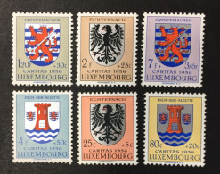 1956 Luxemburg - Caritas - Coat Of Arms - National Of Cantons Welfare Fund - Unused - Neufs