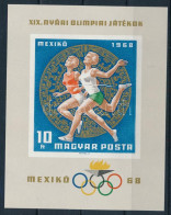 ** 1968 Olimpia (III.) Mexikó Vágott Blokk (4.500) - Autres & Non Classés