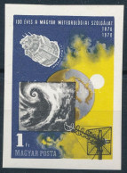 ** 1970 Meteorológiai Szolgálat Vágott Bélyeg - Andere & Zonder Classificatie