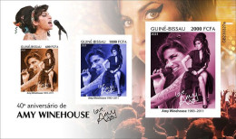 Guinea Bissau 2023, Music, Amy Winehouse, BF IMPERFORATED - Muziek