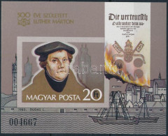 ** 1983 Martin Luther Vágott Blokk (4.000) - Sonstige & Ohne Zuordnung