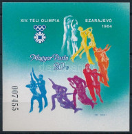 ** 1983 Téli Olimpia (VII.) - Szarajevó Vágott Blokk (4.000) - Andere & Zonder Classificatie