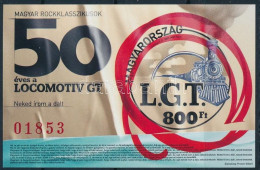 ** 2021 Magyar Rockklasszikusok (II.) - LGT Vágott Blokk Piros Sorszámmal (8.000) - Other & Unclassified