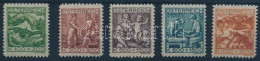 ** Ausztria 1924 Mi 442-446 (Mi EUR 90,-) - Andere & Zonder Classificatie
