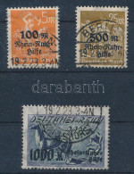 O Deutsches Reich 1923 Mi 258-260 (Mi EUR 150,-) - Other & Unclassified