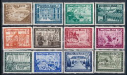 ** Deutsches Reich 1939 Mi 702-713 (Mi EUR 85,-) - Other & Unclassified