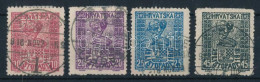 O Jugoszlávia 1918 Mi 51-54 (Mi EUR 250,-) - Other & Unclassified